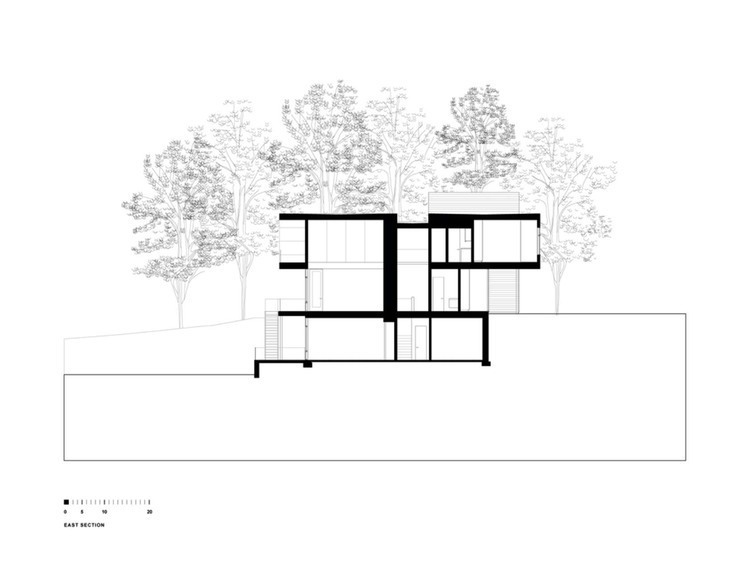 House Section Riggins Stunning House Section Plan Of Riggins House Robert Gurney East Section With Scale Shown Basement Floor Too Interior Design  Bewitching Minimalist House Design With Wooden Interior 