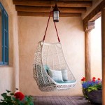 Porch With Chair Stunning Porch With Traditional Hanging Chair Decorated With Some Flowers On Brick Floor Applied Also Wood Pillars Decoration  Indoor Hanging Chair For Relaxation Time And Room Decoration 