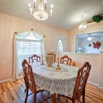 Summerfield 17468 In Stunning Summerfield 17468 Dining Space In Traditional Design Furnished With White Cloth Covered Table And Classic Wooden Chairs Decoration  Beautiful Decoration Ideas To Create Cheerful Performance 