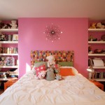 White Bedding Wall Stunning White Bedding Mixed Pink Wall Bedroom And Colorful Tile Headboard Installed Inside Contemporary Kids Bedroom Bedroom  Girl Bedroom Decoration In Cheerful And Stylish Design 