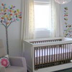 Kids Roomw Rectangular Warm Kids Roomw Ith Modern Rectangular Crib Next To Window And Elegant Armchair In Grey With Patterned Pillow Nearby  Relaxing Minimalist Kids Room For Perfect House 