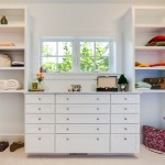 Dresser With Installed White Dresser With Double Knobs Installed Between Open Shelves For Fashion Storage With No Door Furniture  Elegant White Dresser Design Which You Prefer 
