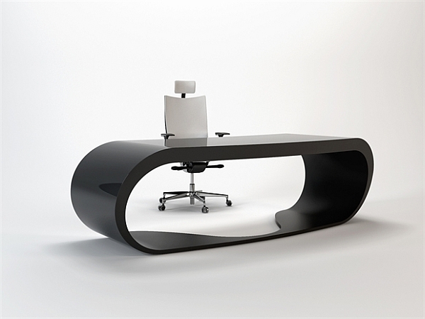 And Black Circle White And Black Table That Circle Pattern Can Inspiring Our Interior Office Office Desk Cabinets With Goggle Style Design