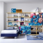 And Blue That White And Blue Carpet Decor That Completed The Room Decoration  Kids Room Design With Cheerful And Proper Decoration 