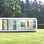 Building Design Home Wonderful Building Design Of Mobile Home With Transparent Wall Made From Glass Panels Surrounded With Green Grass Garden House Designs  Inspiring Minimalist Studio Built In Large Green Lawn 