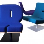 Chairs Design Tabisso Wonderful Chairs Design Of Typographic Tabisso With Shape Of R E And J Letters With Dark Blue And Purple Colors Furniture  Fantastic Unique Furniture Idea For Creating Personalized Rooms 