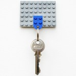 Grey And Key Wonderful Grey And Blue Lego Key Holder On The White Wall For The Fun House Interior  Key Holder Designs For Your Complete Excitement 