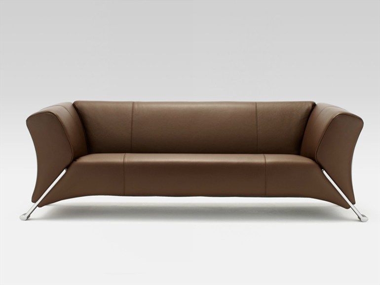 Rolf Benz Unique Wonderful Rolf Benz Sofa With Unique Shaped Design In Brown Color Made From Leather Material Finished In Modern Style Decoration Furniture  Rolf Benz Sofa Firms Innovation 