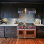 Kitchen Cabinets Kitchen Wooden Kitchen Cabinets In The Kitchen With Tile Backsplash And The Hardwood Floor Kitchen  Kitchen Cabinet Ideas With Brown Decorations 