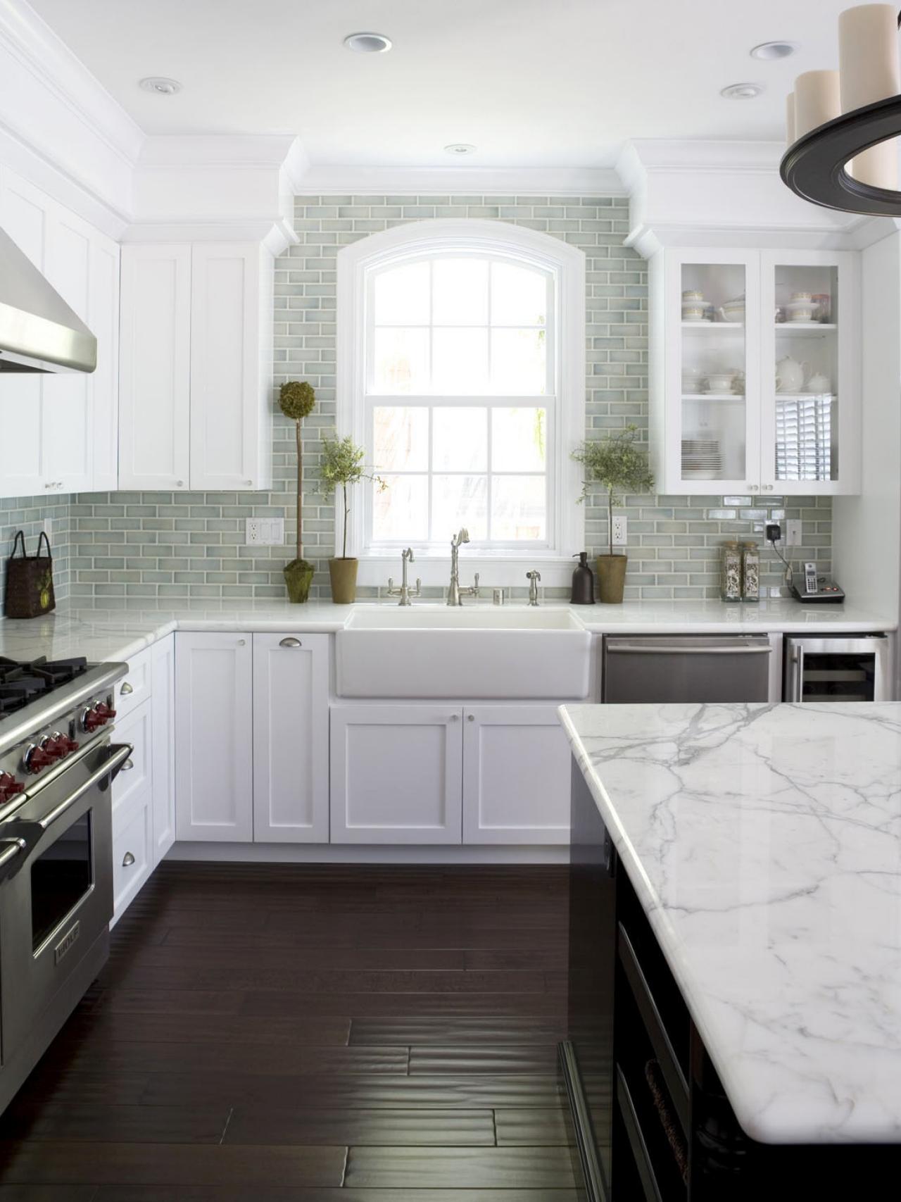 Marble Countertops Kitchen Absorbing Marble Countertops For White Kitchen Ideas With Tiles For Backsplash To Complete Traditional Kitchen Concept Kitchen White Kitchen Ideas Ideal For Traditional And Modern Designs