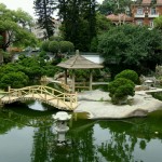 Garden Design The Admirable Garden Design Ideas In The Backyard With Large Pond Applying Green Water Furnished With Gazebo And Bridge Completed With Outdoor Lamp Garden Garden Design Ideas As The Additional Decoration For Enhancing House