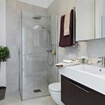 Bathroom Decorating Minimalist Adorable Bathroom Decorating Ideas For Minimalist Apartment With Modern Glass Shower Enclosure Designs And Interesting White Colored Sink Design Also White Toilet Design Ideas Bathroom The Most Comfortable Bathroom Decorating Ideas
