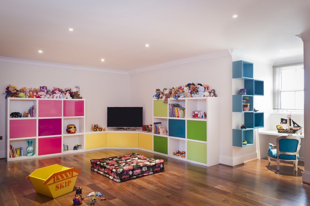 Kids Room Flooring Adorable Kids Room Applying Wooden Flooring With Kids Room Storage In Colorful Furnished With Black Flat Screen TV And Completed With Kids Toys Kids Room The Two Ideas For Making The Kids Room Storage