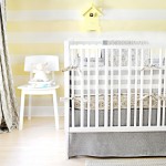 Stripped Wall Overlooking Alluring Stripped Wall Paint Ideas Overlooking With Elegant Baby Nursery Bedding Sets And Curtain Kids Room Beautiful And Comfortable Bedding Sets For Baby Nursery Crib