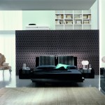 Black Bedroom Contemporary Amazing Black Bedroom Furniture In Contemporary Bedroom With Queen Bed Between Twin Nightstand And Furnished With Modern Night Lamps On Cupboard Bedroom Black Bedroom Furniture For The Elegant Sense