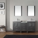 Contemporary Bathroom Color Amazing Contemporary Bathroom Applying Grey Color Ideas With Wooden Vanity Drawers Completed By Bathroom Fixtures And Coupled By Double Sink Furnished With Mirror Bathroom Decorating Bathroom With Bathroom Fixtures