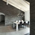 Contemporary Dining Wooden Amazing Contemporary Dining Room Applying Wooden Flooring Furnished With Dining Room Light Fixtures And Completed With White Table And Black Chairs Dining Room 15 Minimalist Dining Room Light Fixtures To Inspire You