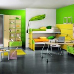 Modern Kids With Amazing Modern Kids Rooms Ideas With Green Wall Cupboard Bedroom Wooden Table Study Table White Chair Furniture Yellow And Green Pillows With Innovative IKEA Kids Room Design Bedroom Various Inspiring For Kids Bedroom Furniture Design Ideas