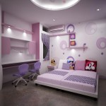 Bedroom For Pink Amusing Bedroom For Girls Applying Pink Interiors Of Cool Kids Rooms With Double Bed Furnished With Wall Cabinet Plus Cabinet Lighting And Completed With Desk Kids Room Desire Behind The Creation Of Cool Kids Rooms