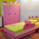 Girls Bedroom Pink Amusing Girls Bedroom Furniture Applying Pink And Green Color Of Single Bed And Nightstand Also Furnished With Drawers And Completed With Closet Bedroom Girls Bedroom Furniture: The Beach Condo Ideas