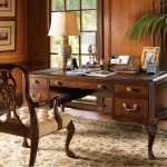 Writing Desk Wood Antique Writing Desk And Carving Wood Chair Design Feat Floral Area Carpet Plus Rustic Home Office Decor Office  Nurturing Work Passion Through Dashing Home Office Decor 