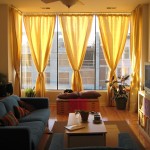 Contemporary Living Yellow Appealing Contemporary Living Room With Yellow Tie Back Living Room Curtains Furnished With Sofa And Table Plus Cupboard Completed With Television Living Room Awesome Living Room Curtains Designs