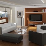 Modern Living Ghost Appealing Modern Living Room With Ghost Table Furnished With Sofa Also Bench And Chairs And Completed With Wall Flat Screen Television Living Room Modern Living Room Inspiration For Your Rich Home Decor