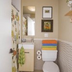Small Bathroom Hodgepodge Appealing Small Bathroom Remodel With Hodgepodge Towel Above White Toilet Seat Completed By Tissue Roll Rack On Side And Furnished With Vanity Sink Coupled By Mirror Bathroom Comfortable Small Bathroom Ideas For Washing In Charming Style