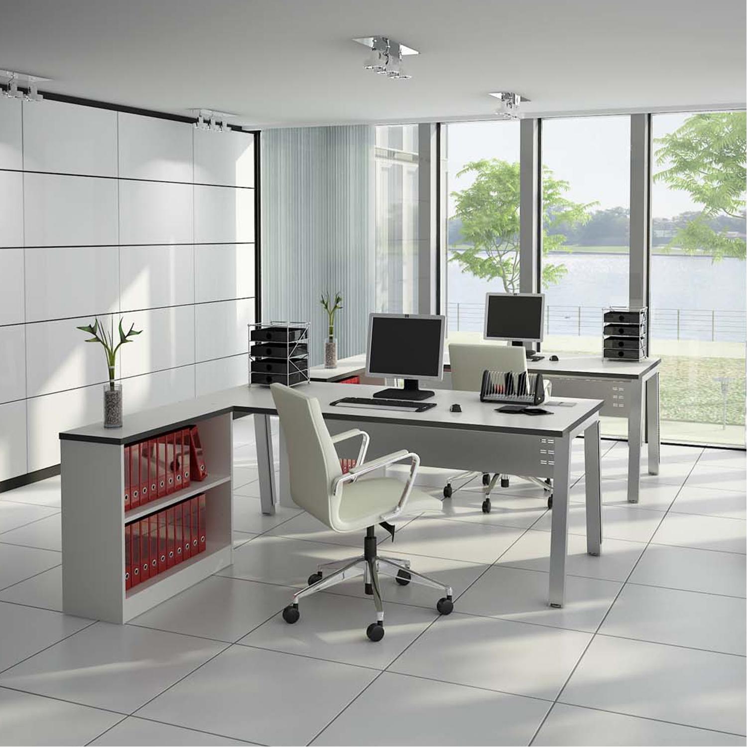 Modern Home Ideas Artistic Modern Home Office Design Ideas Decorated With Grey Computer Desk Completed With White Office Chair Decoration Ideas Office Home Office Design Ideas For Narrow Room