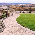 Country Layout Landscape Astonishing Country Layout With Mountain Landscape Mixed Winding Paver Garden Path Ideas Garden Making A Wonderful Garden Path Ideas Using Stones