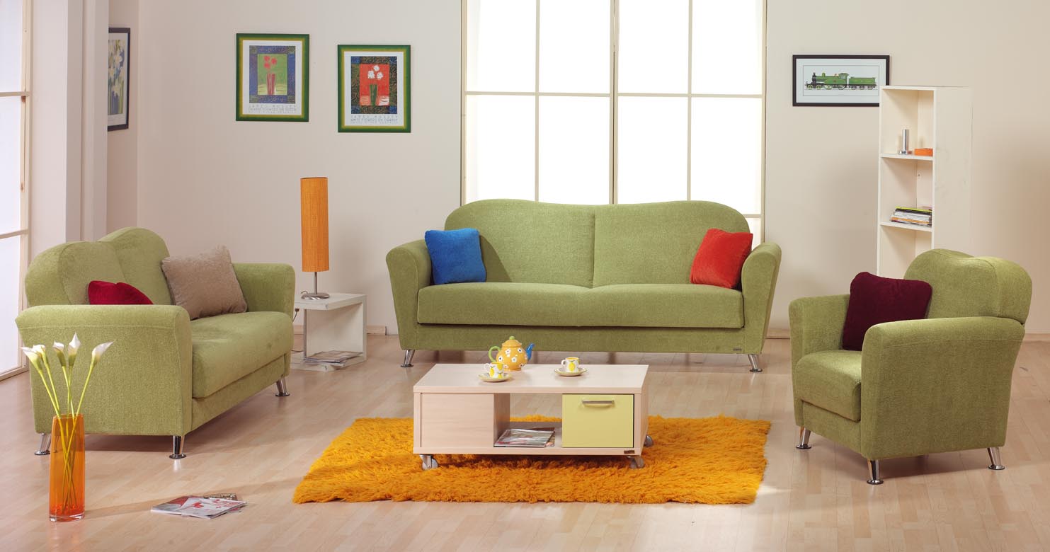 Green Loveseats Room Astonishing Green Loveseats And Living Room Chairs Completed With Hodgepodge Cushions And Furnished With Mini Table On Yellow Soft Rug Furniture Finding Stylish Furniture As Living Room Chairs