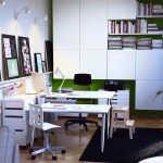 Small Office Minimalist Astonishing Modern Small Office Design With Minimalist Furniture Using White Computer Desk And Chair Made From Wooden Office Small Office Design In Lovely And Cheerful Nuance
