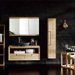 Black Marble Design Astounding Black Marble Wall Room Design Of Modern Bathroom With Bathroom Wall Cabinets In Wooden Furniture Furnished With Vanity Sink And Mirror Bathroom The Best Choice For Bathroom: Bathroom Wall Cabinets