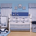 Baby Boy Nautical Awesome Baby Boy Nursery With Nautical Theme Decor Idea Feat Contemporary Crib Furniture And Stripes Window Valance Kids Room Awesome Baby Boy Nursery Room Ideas