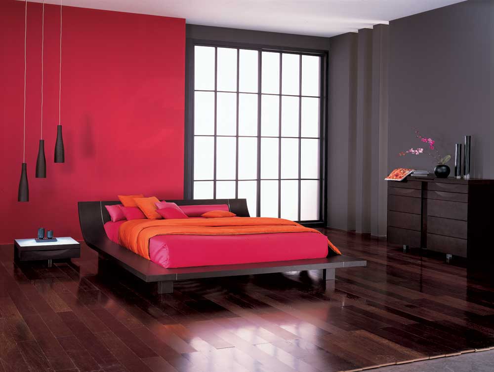 Contemporary Black Cabinets Awesome Contemporary Black Bedroom Furniture Cabinets Design With Red Brown Wall Color Decorating Bedroom Together With Wood Floor Design Ideas Bedroom Great Modern Bedroom Furniture Design Ideas