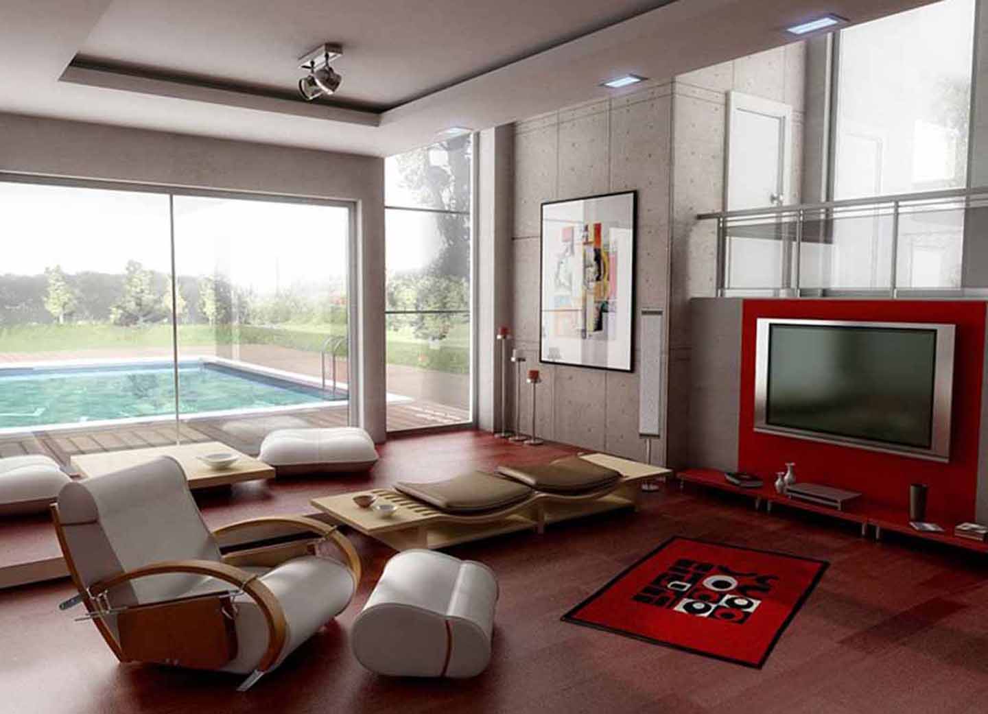 Home Interior Living Awesome Home Interior Design For Living Room Concept With Classy Brown Wooden Floor Ideas With Modern White Sofa Also Large Ceiling Glass Plus Beige Wall Paint Color Ideas Furniture Selecting Beautiful Furniture For Home Interior Design