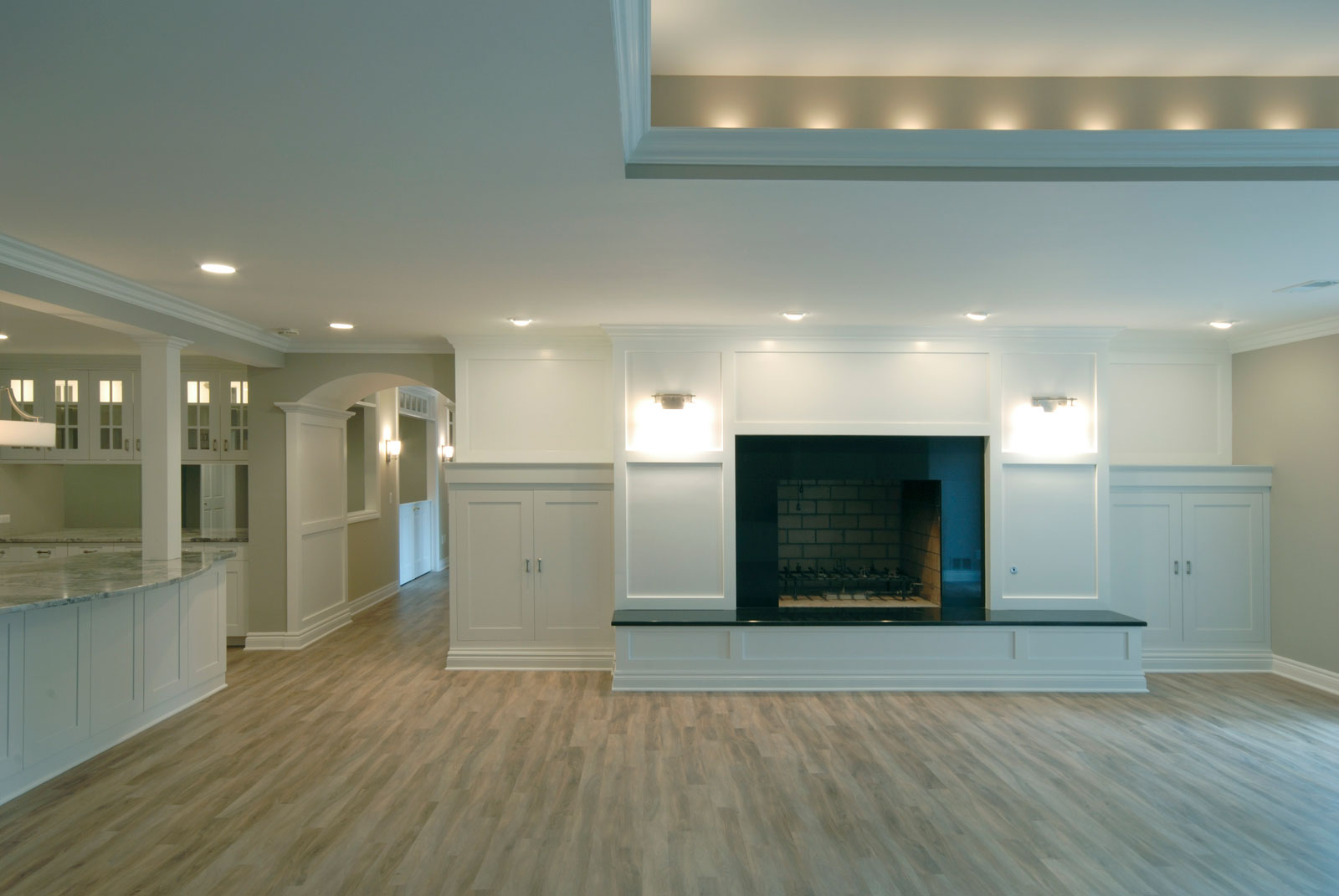 Basement Finishing Wooden Awesome Modern Basement Finishing Ideas Using Wooden Flooring And White Wall Color Combined With Simple Lighting For Inspiration Basement Basement Finishing Ideas Leading To Stunning Results
