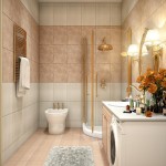Modern Bathroom With Awesome Modern Bathroom Tile Ideas With Interesting Bathroom Design Interior And Innovative Gold Color Bathroom Decoration With Minimalist Flooring Design Bathroom Ideas Bathroom The Reasons Why Choosing Bathroom Tile Ideas