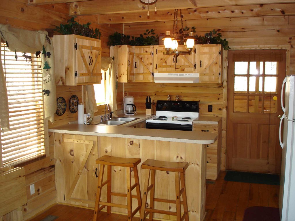 Wooden Cabinets Decoration Awesome Wooden Cabinets With Greenery Decoration Feat Small Chandelier In Rustic U Shaped Kitchen Design Kitchen  Awesome Designs From Rustic Kitchen Ideas 