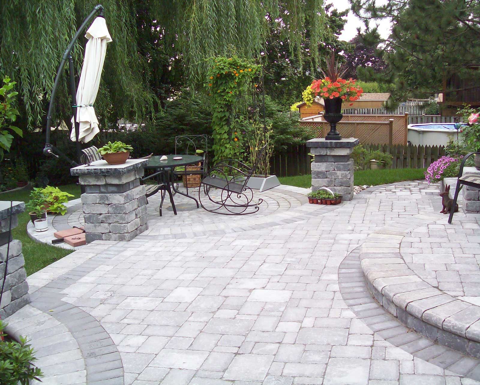 Landscape Design Paver Backyard Landscape Design Decorated With Paver Flooring And Minimalist Traditional Outdoor Furniture Design Ideas Outdoor Backyard Landscape Design To Make The Most Of Your Space