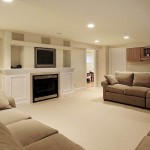 Paint Colors Wall Basement Paint Colors With White Wall Design Combined With Beige Fabric Sofa In Traditional Style Completed With White TV Cabinet Basement Basement Paint Colors For Soothing Purpose