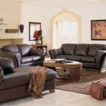 Dark Brown Elips Beautiful Dark Brown Couch Around Elegant Table On Carpet And End Table For Living Rooms Ideas Living Room Living Room Ideas With Elegant Nuance
