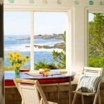 Nook Near View Breakfast Nook Near Stunning Coast View Completed Near Wall Table Furniture  Various Folding Chairs Phenomena 