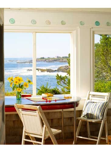 Nook Near View Breakfast Nook Near Stunning Coast View Completed Near Wall Table Furniture  Various Folding Chairs Phenomena 
