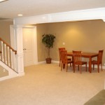 Way And Interior Breathtaking Entry Way And Dining Room Interior For Basement Finishing Ideas Decorated With Traditional Design In Minimalist Space Basement Finishing Ideas Leading To Stunning Results