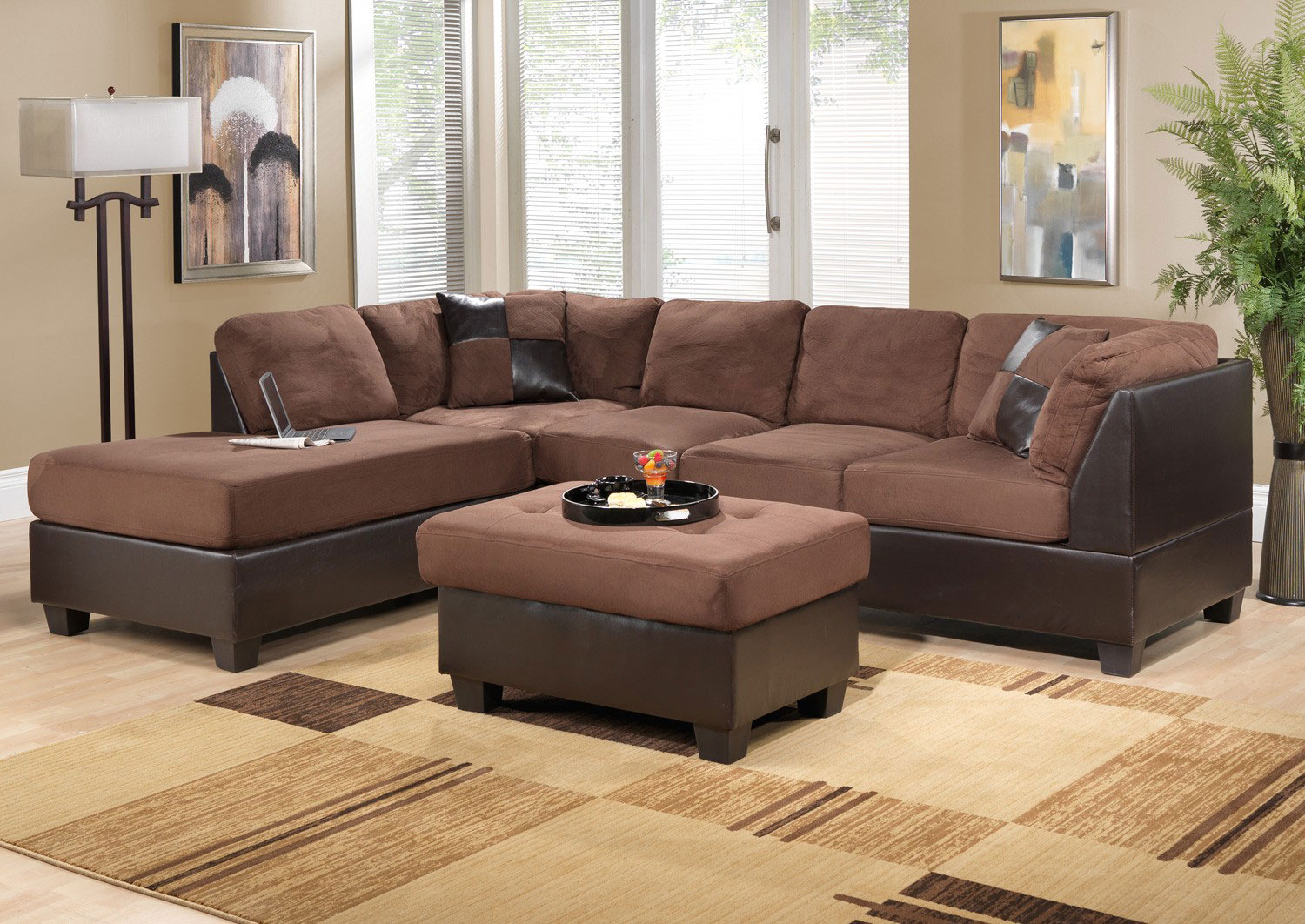 Sectional Sofa Living Breathtaking Sectional Sofa Bed In Living Room Furniture Sets Furnished With Soft Tufted Table On Rug And Completed With Flooring Stand Lamp Furniture The Best Living Room Furniture Sets