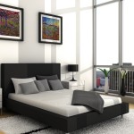 White Black Ideas Breathtaking White Black Men's Bedroom Ideas Applying Clear Glass Side Wall Furnished With Queen Bed On Soft Rug And Completed With Twin Nightstands Bedroom Mens Bedroom Ideas: The Design Character