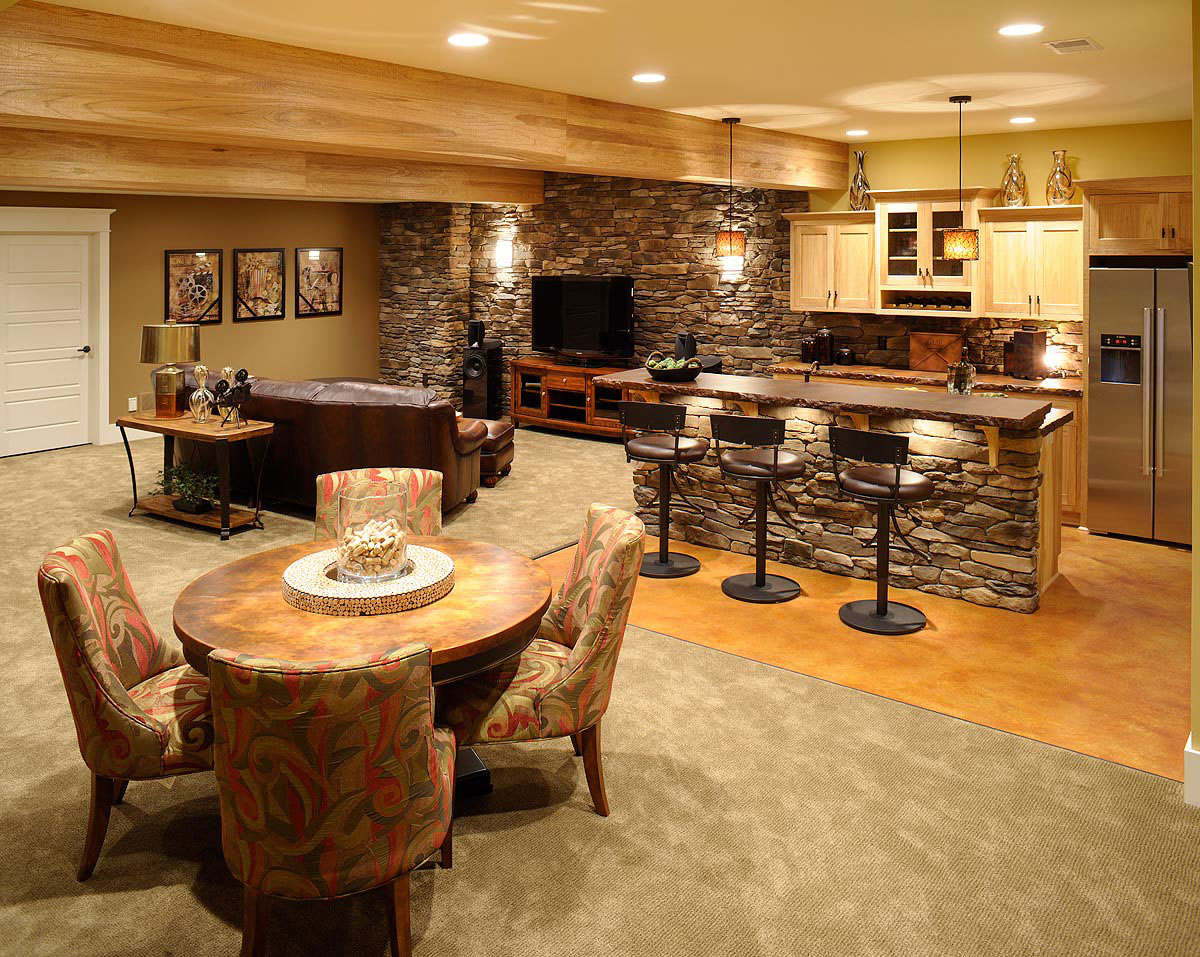 Basement Paint With Brown Basement Paint Colors Decorated With Rustic Interior And Furniture Design Decorated With Minimalist Bar Furniture Basement Basement Paint Colors For Soothing Purpose