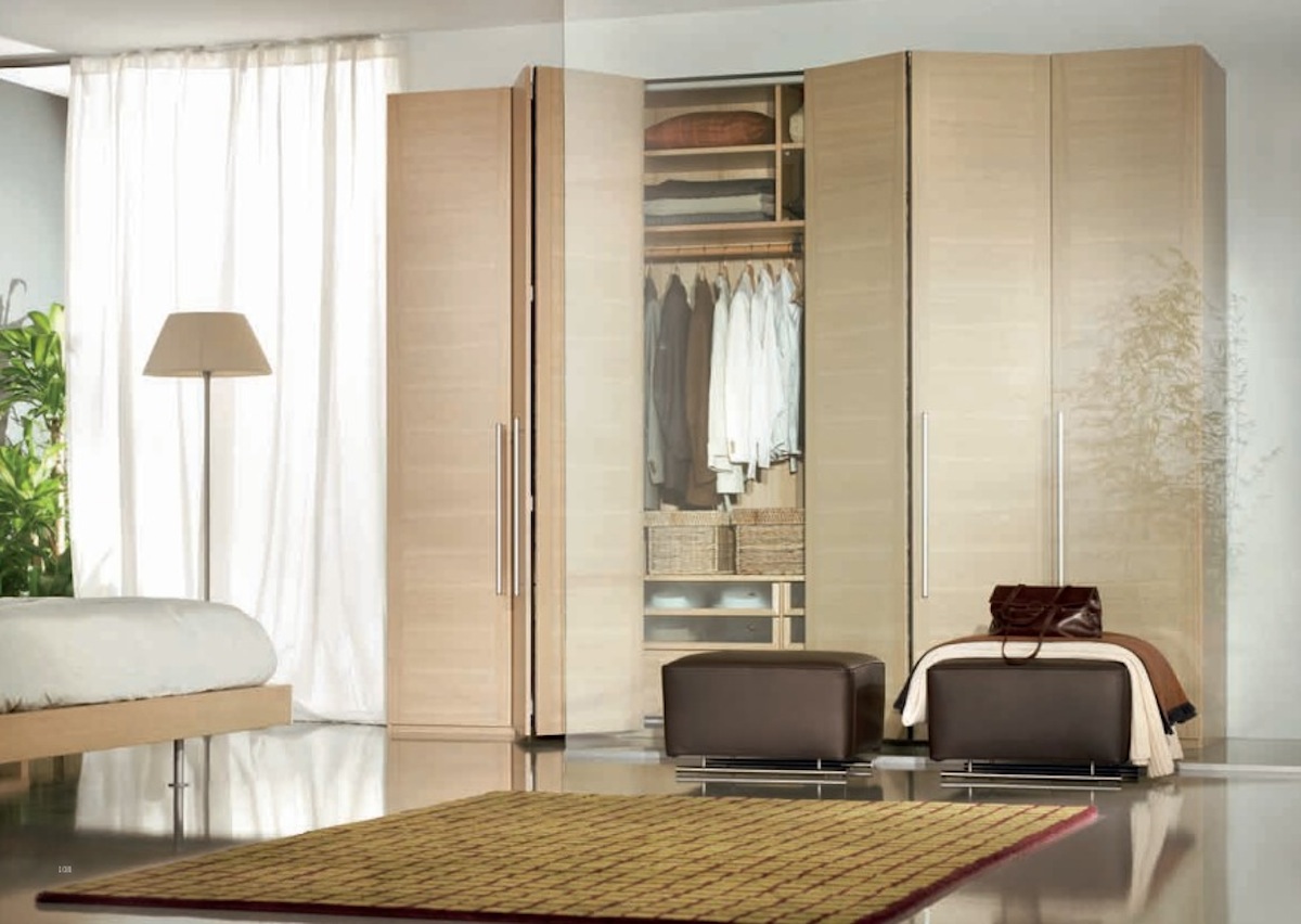 Hinged Door And Brown Hinged Door Wardrobe Design And Dark Square Ottoman Furniture Fabulous Closet Design For Our Modern Master Bedroom