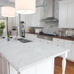 Design For Material Captivating Kitchen Design For Kitchen Countertop Material Ideas With White Marble Kitchen Countertop White Painted Wooden Cabinets Stoves And Chandelier Lights Kitchen Contemporary Kitchen Countertop Material For Modern Theme Enthusiasts